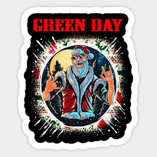 GREEN BAND XMAS Sticker